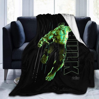 Super suave manta de lana de franelaheyuchuan Marvel Infinity War increíble Hulk Jump Smash adecuado para cama/Sofa/Sofa/oficina/Camping