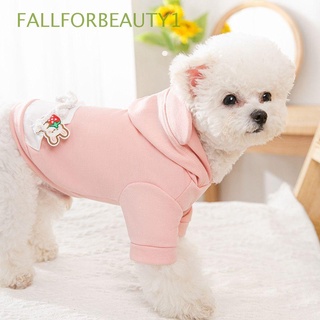 Fallforbeauty1 perro Cachorro Gato Teddy Bulldog Chihuahua disfraz abrigo De invierno cálido ropa Pet Hoodie/Multicolor