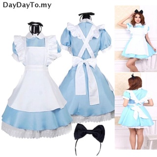 [Daydayto] vestido elegante para mujeres niñas adultas Anime mujeres Sissy dama disfraz Lolita Cosplay fiesta nuevo [MY]
