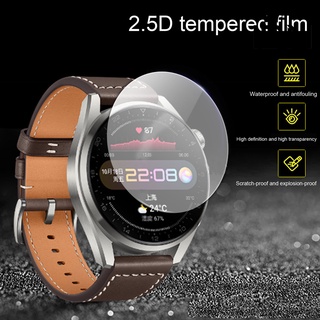 2 piezas de película templada ultrafina hd transparente smartwatch protector de pantalla para huawei watch 3 pro