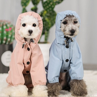 otoño e invierno ropa de perro impermeable malla transpirable absorbente de sudor reflectante mascota impermeable para cachorro gato perro (2)
