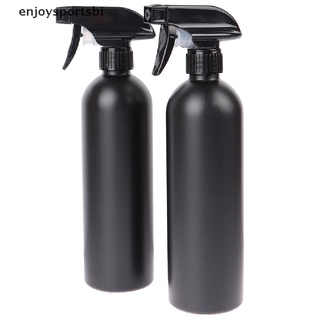 [enjoysportsbi] 2 x 500 ml plástico negro gatillo botella de limpieza del coche spray multifunción botella [caliente]