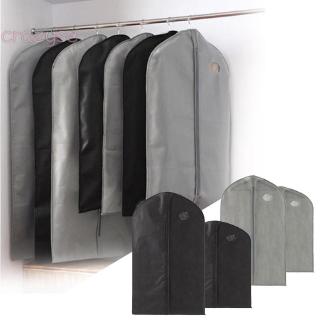 Alta calidad 60*95cm 2 colores negro/gris transpirable no tóxico viaje cremallera bolsa traje ropa abrigo Protector cubierta de polvo (2)