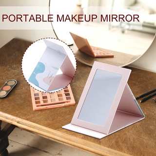 tamaño portátil de las mujeres de papel de mesa de maquillaje espejo de las mujeres de maquillaje facial herramientas