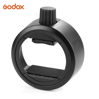 Godox S-R1 On-cámara Flash Speedlite adaptador de forma redonda para Godox V860II V850II TT685 TT (8)