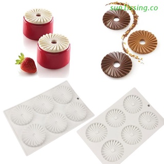 sun1iss diy origami forma de ventilador molde de silicona artesanía pastel arcilla decoración de jabón familia