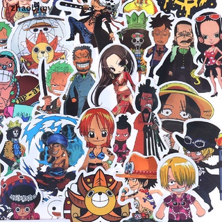 {zhaobimy} 50 pegatinas de Anime de una pieza Luffy para coche, portátil, monopatín, mochila @ zhaobimy