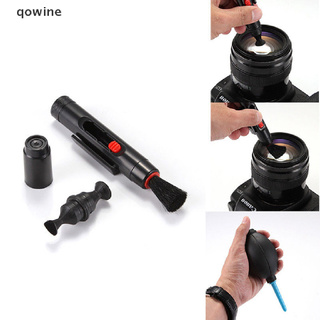 qowine - limpiador de lentes 3 en 1, kit de tela para cámara dslr vcr