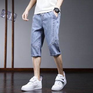 Productos en stock!! segundo fuera muy recomendado 2021 capri jeans pantalones cortos de los hombres versátil suelto verano delgado capri casual pantalones chinos versión coreana (3)