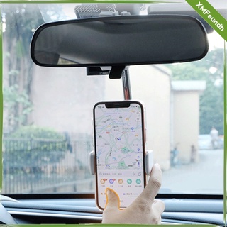 soporte retrovisor de espejo retrovisor de coche 360 para teléfono inteligente android