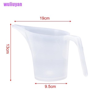 [wuliuyan] 1000ML punta boca plástico jarra medidora taza graduada cocina cocina panadería herramienta (3)