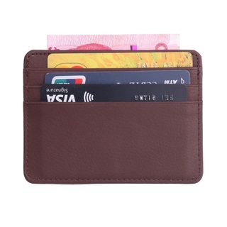 JCFS🔥Productos al contado🔥Fir billetera delgada De cuero Para dinero/tarjeta De Crédito/Organizador De dinero Para hombre (7)