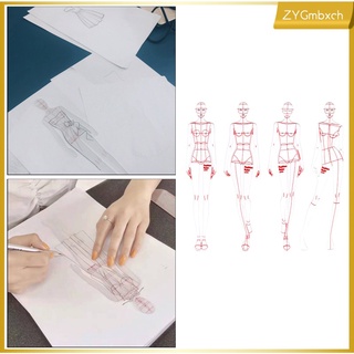 4pcs moda dibujo regla costura francés curva plantilla herramientas de sastre
