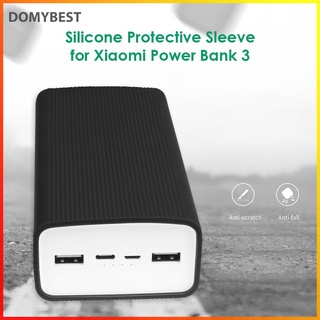 (Domybest) 30000mAh Silicona Power Bank Caso Para Xiaomi Mobile Cubierta Protectora