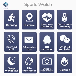 Y68 Smart Watch Fitness Tracker Digital Corazón Jam Tangan Wanita [Reloj Para Hombre] (9)