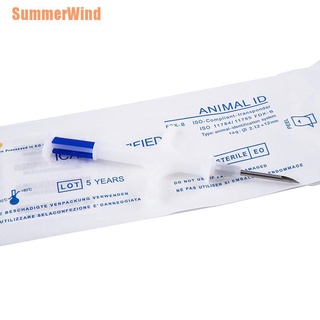 Summerwind (+) ISO FDX-B x12mm gato perro Microchip Animal jeringa ID implante mascota Chip aguja