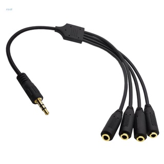 root 3.5mm trrs cable de audio estéreo de 3 polos/2 anillos 3,5 mm trrs 3 polos/2 anillos cable