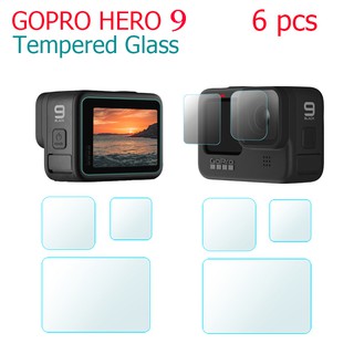 9H vidrio templado Protector de pantalla para GoPro Hero 9 negro lente protección película protectora para Go pro 9 cámara de acción accesorios