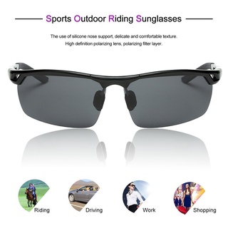 lentes de sol deportivos ultraligeros de magnesio de aluminio para montar al aire libre
