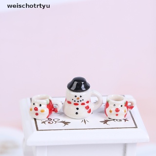 Weiyu tazas y utensilios De cocina Miniatura De cerámica 1:12 Para Casa De muñecas/Xícara De té/Café