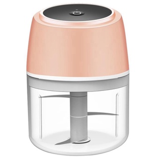 250Ml eléctrico molinillo de carne inalámbrico Mini picador de cocina USB carga ajo alimentos vegetales Masher cocina rosa (2)