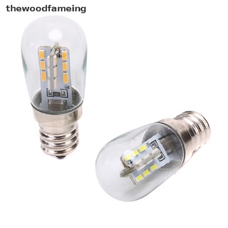[thewoodfameing] Bombilla LED E12 lámpara de sombra de vidrio iluminación para máquina de coser refrigerador [thewoodfameing]