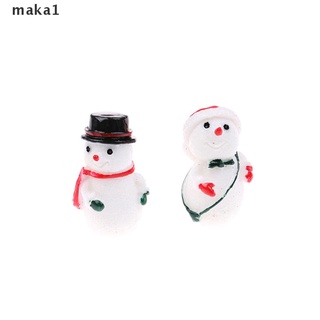 [i] santa claus muñeco de nieve mini figura miniatura decoración de jardín decoración de navidad micro paisaje [caliente]