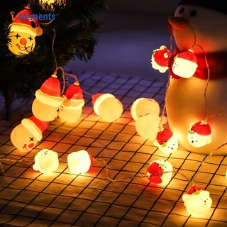 M 10 LED decoración de navidad luces LED/alimentado con batería alambre de cobre estrellado luces de hadas/lámpara decorativa de noche para árbol de navidad casa decoración de la habitación