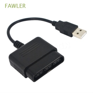 fawler convertidor de alta calidad playstation para juegos controlador usb adaptador cable convertidor cable durable pc videojuegos accesorios ps2 a ps3/multicolor