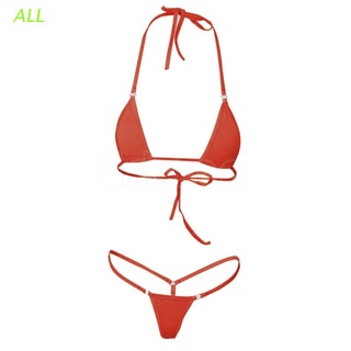 all hot sexy mujeres micro tanga ropa interior g-string sujetador mini bikini trajes de baño ropa de dormir