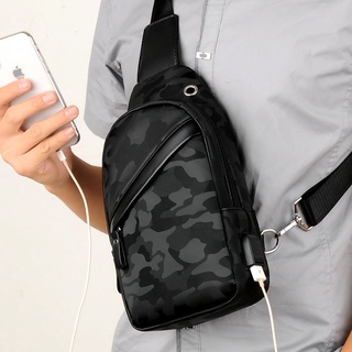 Canguro de los hombres de la bolsa de cuero textura de pecho bolsa de los hombres de la bolsa de hombro único bolso de mensajero de los hombres versión coreana bolsa de moda