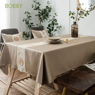 bobby restaurante mantel de mesa impermeable nórdico mantel de comedor decoración del hogar a prueba de polvo clásico bordado cubierta de mesa/multicolor