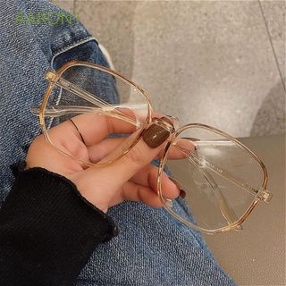 AARON1 Gafas De Bloqueo Retro Grandes Cuadradas Ópticas Moda De Resina Masculina Femenina Ordenador Transparentes