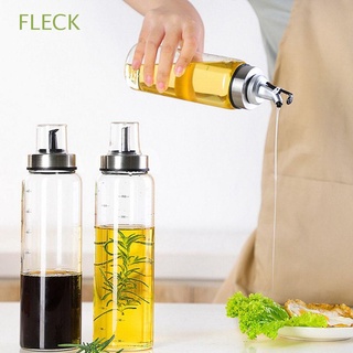 fleck pourer condimento botella accesorios dispensador de aceite salsa botella contenedor creativo cocina herramientas de vidrio aceite de oliva pulverizador