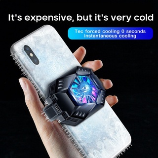 Mobile Phone Cooling Mute Fan Universal Semiconductor Refrigeration Radiator Phone Cooler Holder Mobile Phone Radiator IS
