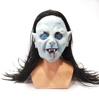 halloween party tocado horror pelo negro largo sadako fantasma máscara cosplay props