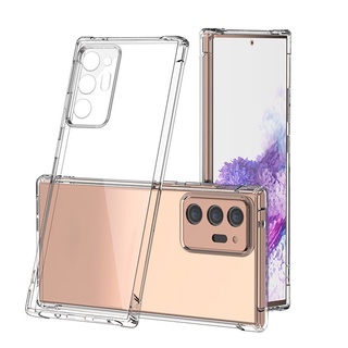 For Samsung Galaxy Note 20 Ultra 5G Case Clear Shockproof Flexible TPU Cover