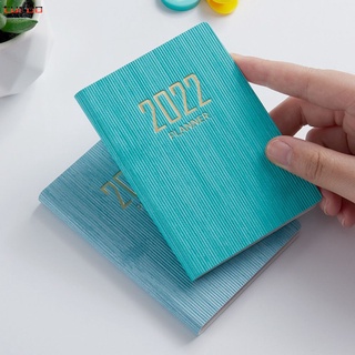 Cuaderno Mini A7 2022 de 365 días bloc de notas portable agenda semanal planificador diario cuadernos de papelería papelería escolar de oficina