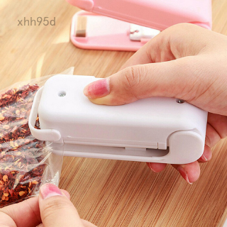 portátil sellador de calor bolsa de almacenamiento mini máquina de sellado práctico adhesivo sellos para alimentos snack accesorios