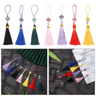 Chape decoración De Estilo chino De 14cm/accesorios para ropa/artículo De Borla/diamante Multicolor (6)