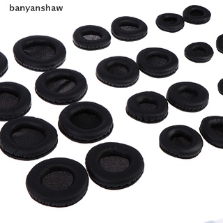 banyanshaw 2pcs 50/55/60/65/70/75/80/85/90/95/100 mm esponja auriculares almohadilla co