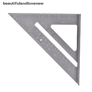 [hermoso y amor nuevo] aleación de aluminio velocidad cuadrada transportador inglete medición de encuadre carpintero (5)