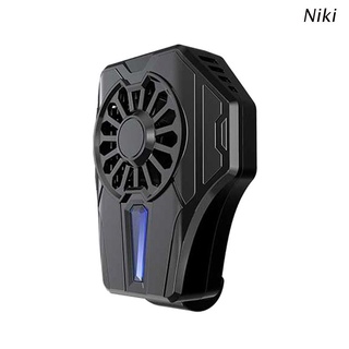 Niki MEMO teléfono móvil radiador teléfono de refrigeración ventilador caso de viento frío mango ventilador DL01 para PUGB teléfono enfriador teléfono ventilador caso