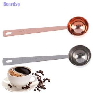 Benvdsg> cuchara de café exacta de 15 ml de acero inoxidable medidor de mango largo cuchara
