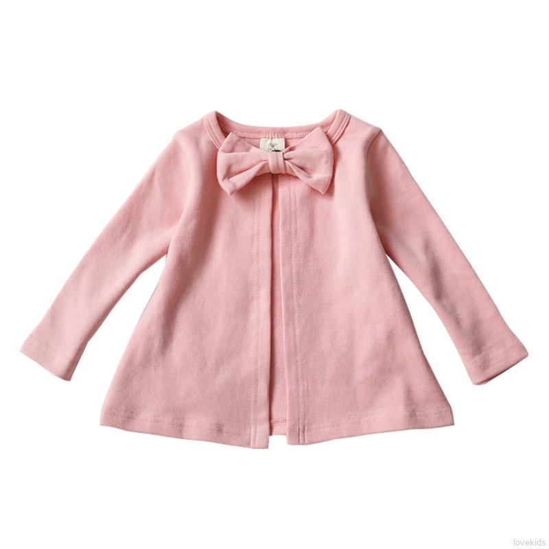 bebé niños niñas punto cuello redondo botón ocio chaqueta chaqueta abrigo (4)