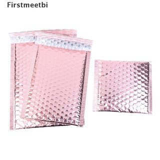 [delicatesher] 10pcs oro rosa burbuja sobre de oro rosa papel de burbujas de burbujas para regalo embalaje caliente (5)