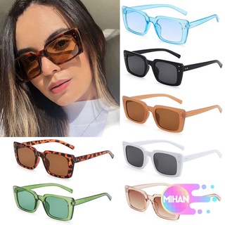 Mihan Vintage gafas de sol para las mujeres de la moda Retro gafas de sol rectángulo gafas de sol accesorios de moda Streetwear UV400 gafas