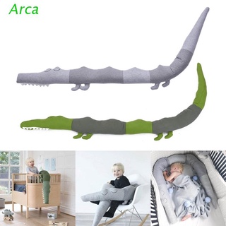 arca lindo de dibujos animados cocodrilo cama de bebé alrededor de confortante almohada de los niños recién nacidos cama parachoques bebé cuna valla cojín niños