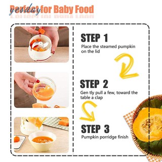 Picadora Manual de alimentos Mini picadora Gralic prensa picadora procesador de alimentos para Chili jengibre verduras frutas (5)