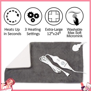 Manta de masaje de hombro US fácil operación calefacción manta tejido de tejer (7)